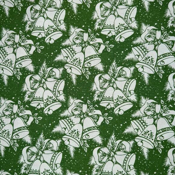 Green Christmas Jingle Bells by Lindsay Wilkes for Riley Blake Designs - 1 Yard - Picture 1 of 7